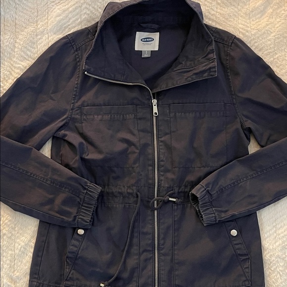 Old Navy Jackets & Blazers - Old Navy Women's Dark Washed Blue Utility Jacket